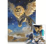 Puzzle da 1000 pezzi per ragazzi con la mitica tigre alata gioco interattivo migliora la memoria compleanno e Natale 38x26cm