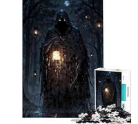 Puzzle da 1000 pezzi per ragazzi con la Morte nella foresta oscura Gioco per famiglie sfida per l'intelligenza giocattolo coinvolgente regalo di Babbo Natale segreto migliora la memoria (38x52cm)