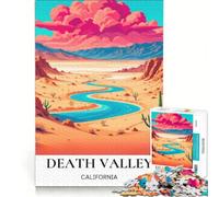 Puzzle da 1000 pezzi per ragazzi, con la spettacolare Valle della Morte, gioco educativo, attività divertenti da fare in casa, per rafforzare l'amore tra le coppie 38x26cm