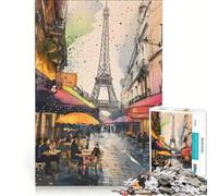 Puzzle da 1000 pezzi per ragazzi con la Torre Eiffel di Parigi gioco rompicapo difficile e stimolante ideale come regalo per tutta la famiglia 50x75cm