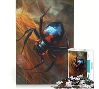 Puzzle da 1000 pezzi per ragazzi con la Vedova Nera colorata, gioco interattivo, migliora la memoria, compleanno e Natale 38x26cm