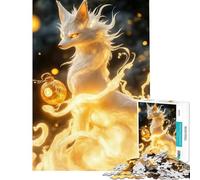 Puzzle da 1000 pezzi per ragazzi con la volpe bianca e lo spirito del gioco ideale per un'esperienza educativa e antistress un regalo perfetto per il compleanno (dimensioni 50x75cm)