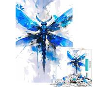 Puzzle da 1000 pezzi per ragazzi con libellula gioco pratico ed educativo regalo divertente e spiritoso per donne e uomini (dimensioni 38x52cm)