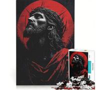 Puzzle da 1000 pezzi per ragazzi con l'immagine di Gesù Cristo gioco rompicapo difficile e stimolante ideale come regalo per tutta la famiglia 50x75cm