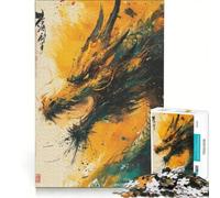 Puzzle da 1000 pezzi per ragazzi con l'immagine di un drago, gioco educativo, sfida impegnativa, regalo di compleanno o unico 50x75cm