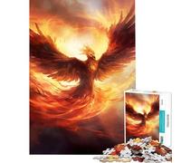 Puzzle da 1000 pezzi per ragazzi con l'immagine di una fenice gioco interattivo ed educativo ideale come regalo per uomini e donne perfetto per la decorazione della casa (dimensioni 38x52cm)