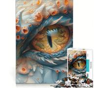 Puzzle da 1000 pezzi per ragazzi con l'occhio del drago, gioco rilassante, difficile e stimolante, regalo di compleanno, regalo 38x26cm