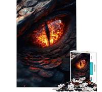 Puzzle da 1000 pezzi per ragazzi con l'occhio del drago impegnativo da completare decorazione perfetta giocattolo antistress per ragazzi dai 14 anni in su (38x52cm)