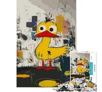 Puzzle da 1000 pezzi per ragazzi con l'originale anatroccolo giallo ideale per compleanni e Natale Divertente e umoristico gioco educativo per ragazzi dai 14 anni in su 50x75cm