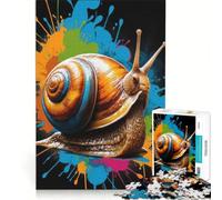 Puzzle da 1000 pezzi per ragazzi con lumaca psichedelica giocattolo educativo attività divertenti da fare a casa gioco stimolante regalo 38x52cm
