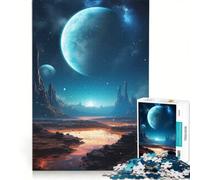 Puzzle da 1000 pezzi per ragazzi con montagne e pianeti gioco rilassante antistress intellettuale compleanno 50x75cm