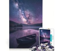 Puzzle da 1000 pezzi per ragazzi, con motivo galassia e riflessi, giocattolo educativo per tutta la famiglia, ideale come decorazione da scrivania 38x52cm