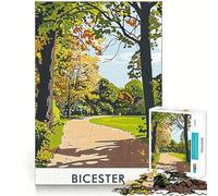 Puzzle da 1000 pezzi per ragazzi,con motivo "Sentiero di Bicester Park",giunture lisce,divertimento cognitivo,gioco casual,regalo festivo per il tempo libero (38x52cm)