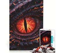 Puzzle da 1000 pezzi per ragazzi con occhio di drago e lava, gioco educativo, decorazione da parete, per rafforzare l'amore tra le coppie 50x75cm