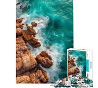 Puzzle da 1000 pezzi per ragazzi con onde oceaniche attività divertenti da fare in casa decorazione perfetta gioco rompicapo adatto a persone dai 14 anni in su (50x75cm)