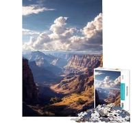 Puzzle da 1000 pezzi per ragazzi con paesaggio del Grand Canyon gioco per famiglie sfida per l'intelligenza giocattolo avvincente regalo per il Secret Santa migliora la memoria (dimensioni 38x52cm)
