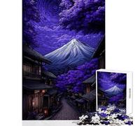 Puzzle da 1000 pezzi per ragazzi con paesaggio montano e villaggio giapponese ideale per il relax e per migliorare la memoria Decorazione per la casa perfetto per compleanni e Natale (38x52cm)