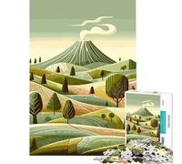 Puzzle da 1000 pezzi per ragazzi con paesaggio vulcanico sfida per l'intelligenza giocattolo educativo che crea dipendenza migliora la memoria regalo di compleanno (dimensioni 75x50cm)