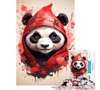 Puzzle da 1000 pezzi per ragazzi con panda sfida di intelligenza e creatività gioco rilassante per tutta la famiglia regalo artistico (dimensioni 38x26cm)