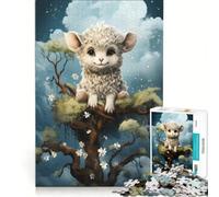 Puzzle da 1000 pezzi per ragazzi, con pecorelle, ideale per rilassarsi, divertirsi a casa, perfetto come regalo di compleanno o per altri scopi 38x52cm