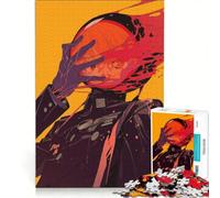 Puzzle da 1000 pezzi per ragazzi con personaggi anime e sangue, giocattolo fai-da-te, antistress intellettuale, adatto come decorazione da scrivania 50x75cm