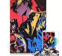 Puzzle da 1000 pezzi per ragazzi con personaggi anime e volante, giocattolo fai-da-te, antistress intellettuale, adatto come decorazione da scrivania 38x26cm