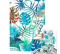 Puzzle da 1000 pezzi per ragazzi con piante tropicali e palme ideale per il fai da te perfetto per le vacanze a casa o per passare il tempo insieme come interazione genitore-figlio (50x75cm)