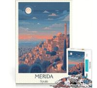 Puzzle da 1000 pezzi per ragazzi con poster delle rovine romane di Mérida, giochi rilassanti, attività divertenti da fare a casa, ottimo regalo per gli appassionati di videogiochi 50x75cm