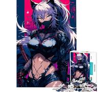 Puzzle da 1000 pezzi per ragazzi con protagonista una ragazza ninja Una sfida stimolante per tutta la famiglia un giocattolo antistress adatto a partire dai 14 anni (38x26cm)