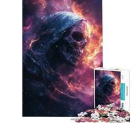 Puzzle da 1000 pezzi per ragazzi con ritratto cosmico del Tristo Mietitore ideale per compleanni vacanze di Natale giochi educativi per passare il tempo adatto a partire dai 14 anni (38x52cm)