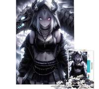 Puzzle da 1000 pezzi per ragazzi con scheletro drago e ragazza Attività divertenti da fare a casa Gioco educativo per tutta la famiglia adatto a ragazzi dai 14 anni in su (38x52cm)