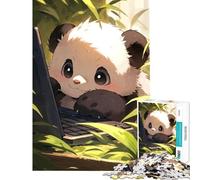 Puzzle da 1000 pezzi per ragazzi con simpatico panda ideale per stimolare l'intelligenza e il cervello perfetto per giocare con il laptop Un gioco rilassante e divertente per tutta la famiglia