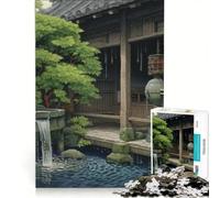 Puzzle da 1000 pezzi per ragazzi con soggetto di pittura giapponese, gioco pratico, di analisi e logica, ideale come decorazione da scrivania 50x75cm