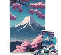 Puzzle da 1000 pezzi per ragazzi, con soggetto fiori di ciliegio giapponesi, ideale per il relax e l'antistress, perfetto come regalo di compleanno o di Natale 50x75cm
