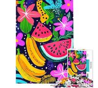 Puzzle da 1000 pezzi per ragazzi con soggetto frutta tropicale ideale per il relax l'analisi e la logica perfetto come regalo di compleanno o per occasioni speciali (dimensioni 50x75cm)