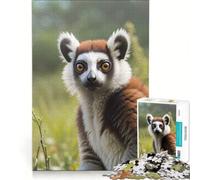 Puzzle da 1000 pezzi per ragazzi con soggetto lemure ideale per rilassarsi divertirsi a casa e come regalo 38x52cm
