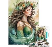 Puzzle da 1000 pezzi per ragazzi con soggetto Ninfa della foresta ad acquerello ideale per compleanni vacanze a casa o come passatempo educativo Adatto a partire dai 14 anni (50x75cm)