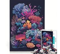Puzzle da 1000 pezzi per ragazzi, con tema barriera corallina, decorazione murale, divertente e spiritosa, ideale come regalo di compleanno o per occasioni speciali 38x26cm