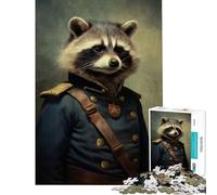 Puzzle da 1000 pezzi per ragazzi con tema Guerra dei procioni gioco divertente e coinvolgente per coltivare la pazienza donne e uomini divertente e spiritoso (dimensioni 38x26cm)