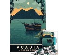 Puzzle da 1000 pezzi per ragazzi con tema pesca sul laghetto del Giordano gioco educativo e stimolante per tutta la famiglia divertente e spiritoso ideale come regalo di compleanno (50x75cm)