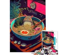 Puzzle da 1000 pezzi per ragazzi con tema ramen e cibo giapponese Una sfida stimolante da completare per il divertimento in famiglia Giocattolo antistress per ragazzi dai 14 anni in su (38x26cm)