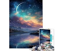 Puzzle da 1000 pezzi per ragazzi con un bellissimo cielo notturno gioco educativo e stimolante per tutta la famiglia ideale come regalo (dimensioni 75x50cm)