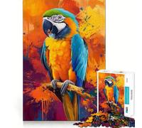 Puzzle da 1000 pezzi per ragazzi con un bellissimo pappagallo,perfetto gioco di squadra,gioco cognitivo,regalo,gioco rilassante,divertente attività per compleanno (38x52cm)