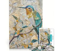 Puzzle da 1000 pezzi per ragazzi con un colibrì surreale ideale per giochi di famiglia divertenti e umoristici perfetto anche come decorazione da scrivania 38x52cm