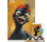 Puzzle da 1000 pezzi per ragazzi con un simpatico uccellino giocattolo educativo sfida impegnativa ideale come regalo 50x75cm