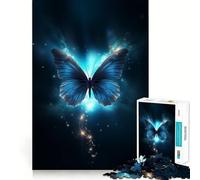 Puzzle da 1000 pezzi per ragazzi con una bellissima farfalla,giunture lisce,divertimento cognitivo,gioco casual,regalo festivo per il tempo libero (50x75cm)