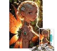 Puzzle da 1000 pezzi per ragazzi con una bellissima fatina Puzzle per adulti gioco rilassante taglio di precisione ideale per compleanni e Natale (dimensioni 38x52cm)