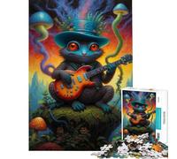 Puzzle da 1000 pezzi per ragazzi con una stravagante creatura lucertola ideale per il relax e il gioco educativo Un regalo perfetto per compleanni per sviluppare capacità di analisi e logica (75x50cm)