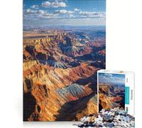 Puzzle da 1000 pezzi per ragazzi con vista aerea del Grand Canyon, gioco interattivo, migliora la memoria, compleanno e Natale 38x26cm