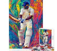 Puzzle da 1000 pezzi per ragazzi con vivaci immagini di cricket Puzzle per adulti giochi rilassanti che migliorano la memoria ideali per compleanni (dimensioni 38x26cm)